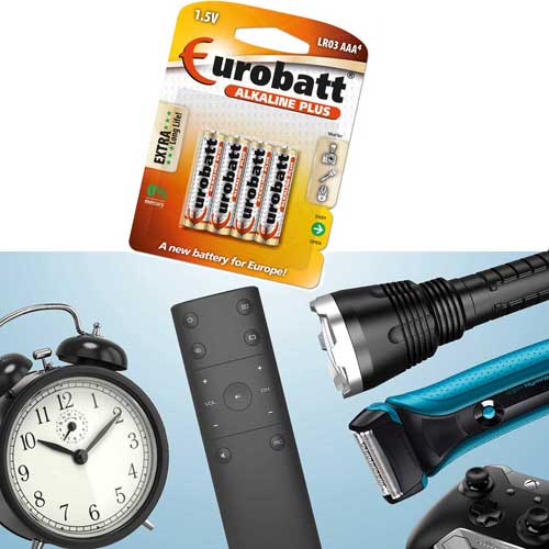 edinstvene močne alkalne baterije